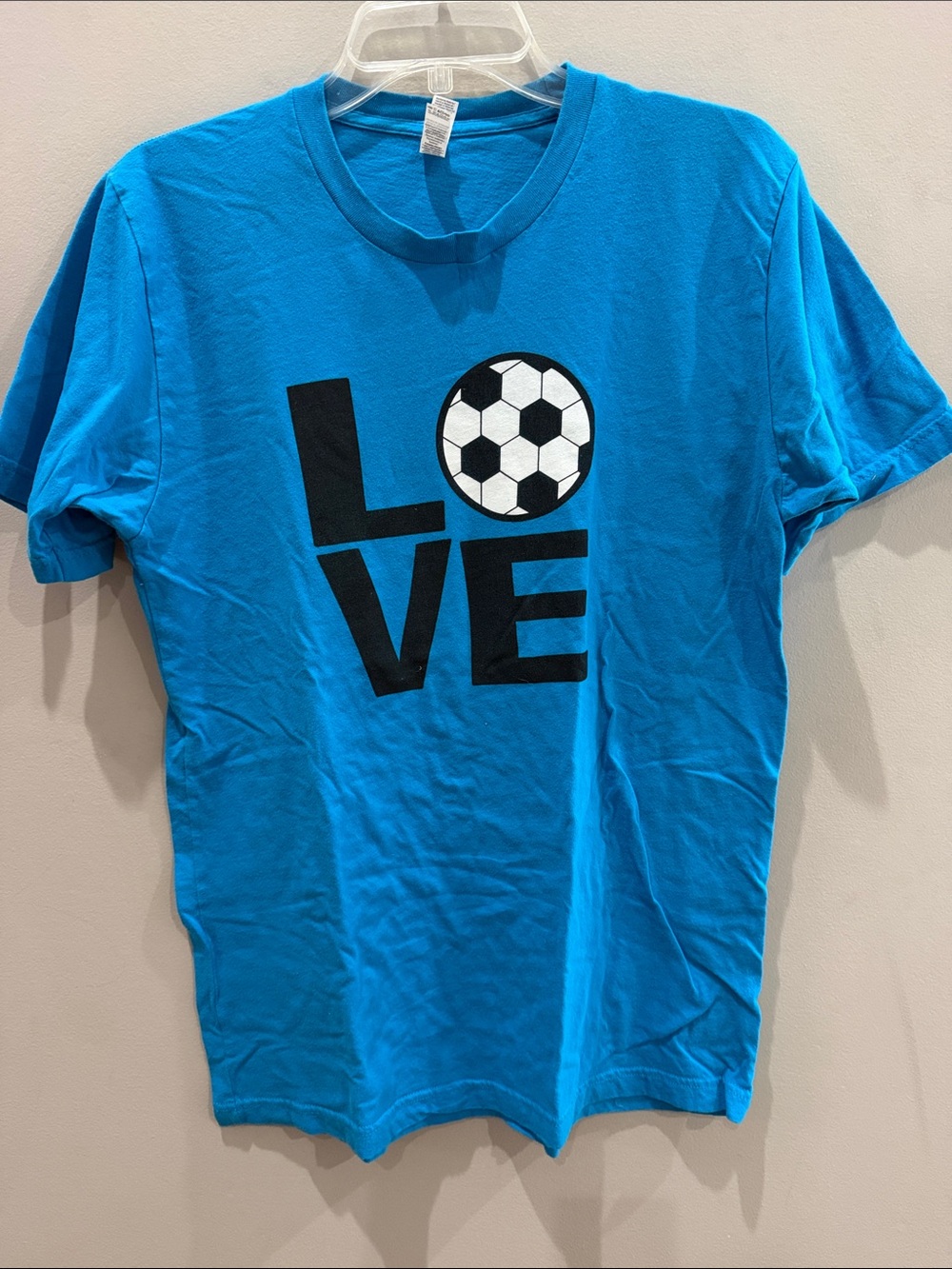 Unisex LOVE' Soccer Graphic T‑Shirt